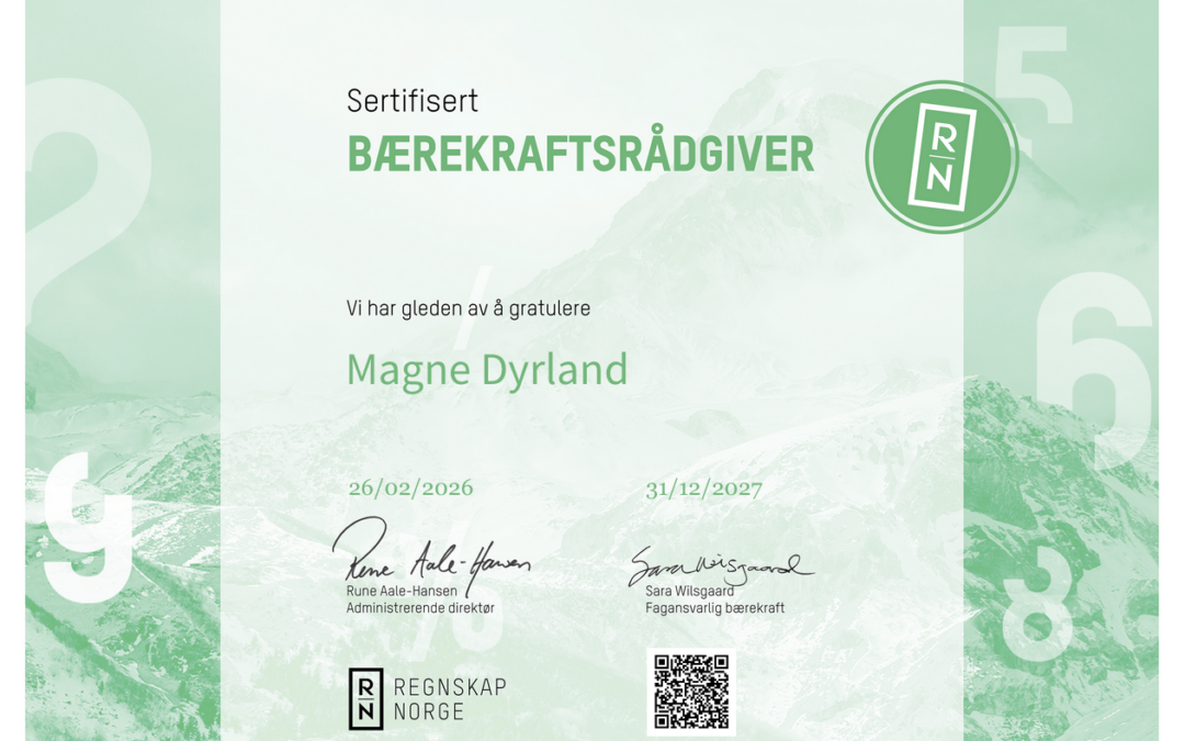 Sertifisering regnskap norge